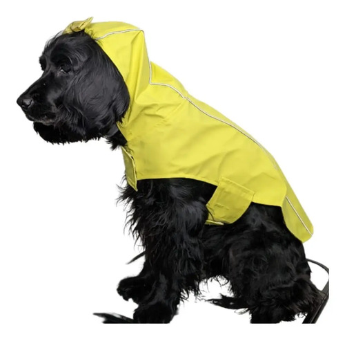 Ropa Impermeable Para Mascota Perro Reflectante