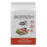 Ração Para Gatos Adulto Castrado Sabor Salmão 7,5kg Biofresh