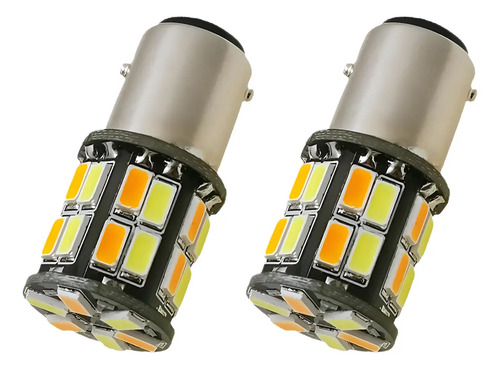 2 Focos Led 1157 Bay15d P21\u002F5w Cuarto Stop Dual Color | MercadoLibre