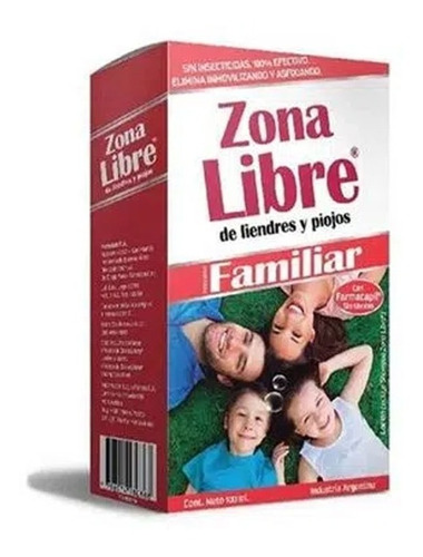 Zona Libre Familiar Liendres Piojos Loción Y Shampoo 1u