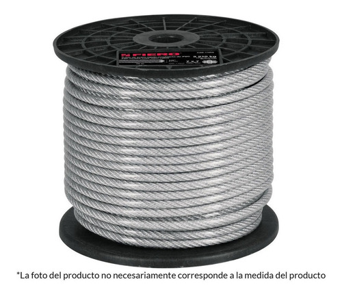 Cable Acero Recubierto Pvc 1/16' 7x7 Hilos Fiero 44220