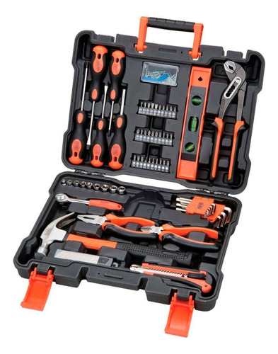 Set 153 Piezas Herramientas Manuales Black+decker Bmt153c-la Color Negro