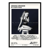 Quadro Decorativo Ariana Grande Álbum My Everything Spotify