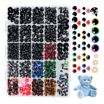 1100 Piezas Seguro Ojos Y Narices Para Amigurumis, Peluche | MercadoLibre