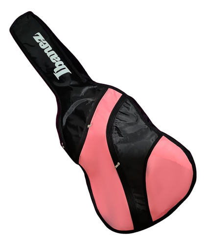 Funda Para Guitarra Acústica Reforzada Rosa