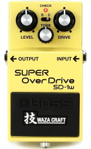 Pedal Boss Sd 1w Super Overdrive Sd-1w Waza Craft Japan