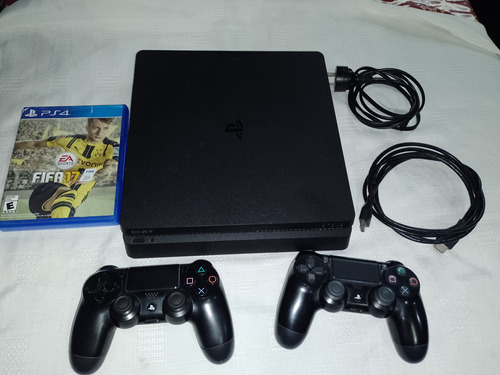 Playstation 4 Slim 500gb + 2 Joystick.