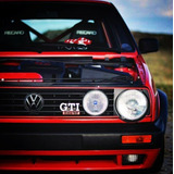 Faro Parrilla Vw Gti Mk2 Niebla Central Tyc C/calcas Hella