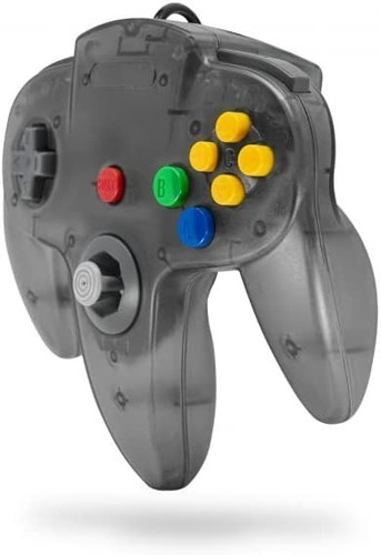 Control Para Nintendo N64 Marca Teknogame Negro/humo