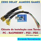 Zero Delay Usb Pc Ps3 Ps4 Legacy Raspb C Chicote E Terras