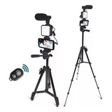 Kit De Video Smartphone Vlog Youtube Tripie Soporte Control