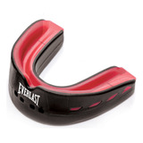 Protector Bucal Everlast Evershield Double Negro/rojo