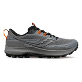 Zapatilla Hombre Saucony Peregrine 13 Gtx Gravel/black