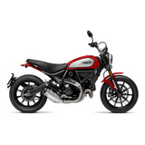 Cubre Moto Broche + Ojillos Ducati Scrambler Icon Red