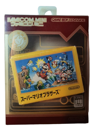Super Mario Bros 1 Jp Con Caja Y Manuales Gba Nes Classics 
