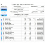 Hd 250gb Samsung  Sata Notebook Modelo: Hm250hi Funcionando