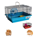 Gaiola Hamster Pequena Transporte Completa Rodinha
