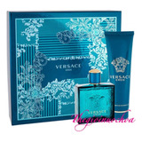 Versace Eros By Versace Set De Regalo De 2 Piezas-3.4 Oz Eau