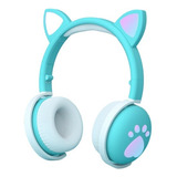 Diadema Ajustable Con Bluetooth Con Orejas De Gato