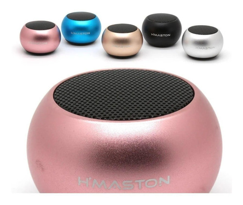 Mini Caixinha De Som Bluetooth Tws Metal H-maston Original