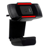 Webcam Hd Microfone Web Cam Camera Pc Usb Led Live Video Can