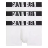 Boxer Trunk Low Calvin Klein Intense Blanco 3pack Microfibra