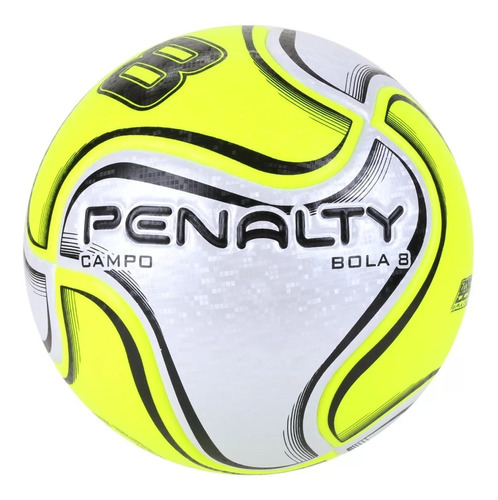 Bola Futebol Campo Penalty 8 X Branco E Amarelo