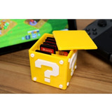 Nintendo Switch Cubo Pregunta Cartuchos Sd Mario