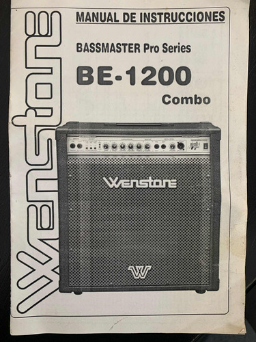 Amplificador Wenstone Be-1200 Bajo 120w