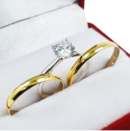 Alianzas Oro 18k 2 Gramos El Par Anillo Casamiento Cintillo