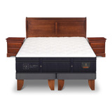 Cama Europea 2 Plazas Cic Super Premium + Set Miro 