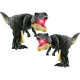 2pcs Zaza Juguetes Dinosaurio Trigger T Rex ,con Sonido