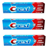 Crest Pasta Dental Con Flúor Anti-caries 120ml 3pz