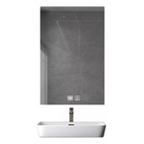 Espejo Para Baño Antivaho Con Luz Led Touch 60x80cm Cuarto 