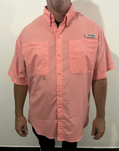 Camisa Columbia L Pesca Outdoor Trecking Original Excelente