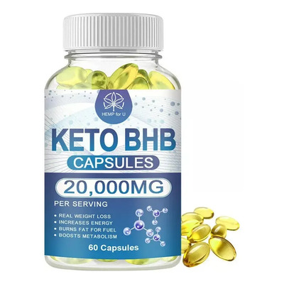 Suplemento Keto Hemp for U Líquido 2000mg BHB Sin Sabor Vegano 60mL | Envío gratis
