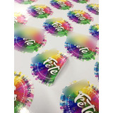 100  De 10x10cm Stickers Vinil Blanco-transparente + Envio