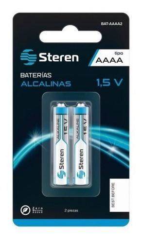 Paquete 2 Pilas Alcalinas Aaaa (4a) E96 Lr61 25a 1.5v Steren