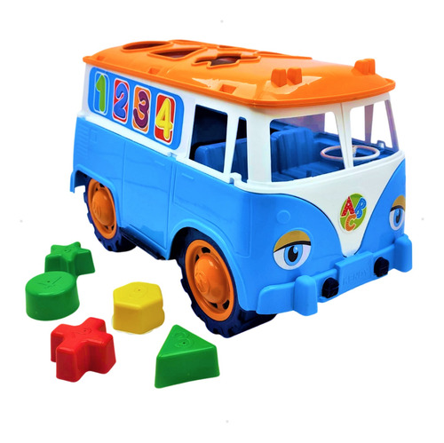 Brinquedo Educativo Kombi Peças De Montar Kombica Carrinho