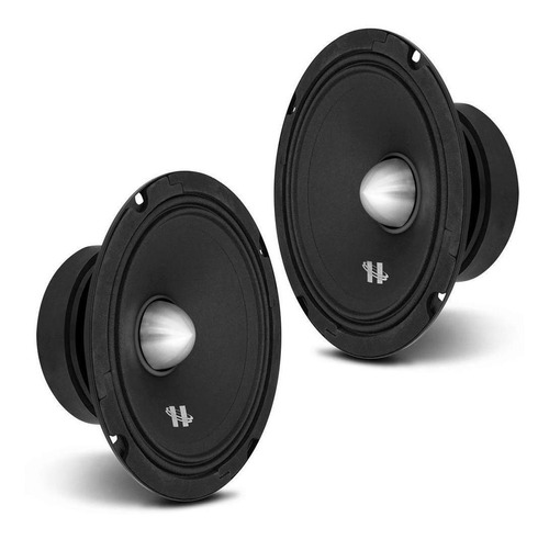 Par Woofer Midbass 6 Polegada 500w Rms Pro Mb600-8 Hurricane