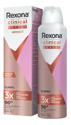 Desodorante Rexona Clinical Expert Antitranspirante De 150ml