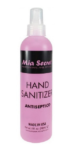 Limpiador Y Preparador De Uñas Manicure 240 Ml Mia Secret 