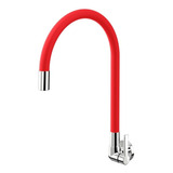 Torneira Para Cozinha De Parede Docol Galiflex - Vermelho