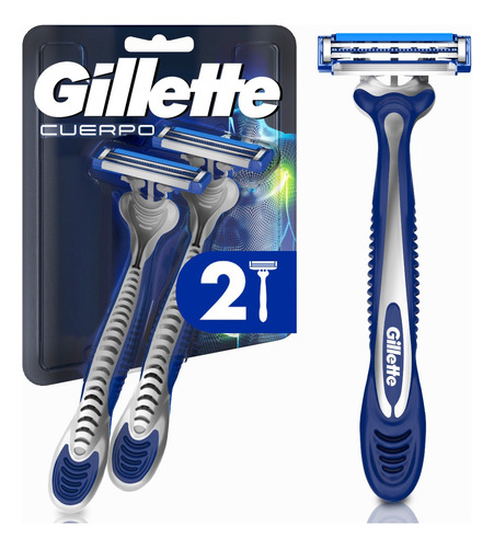 Máquinas De Afeitar Desechables Para El Cuerpo Gillette 2 Un