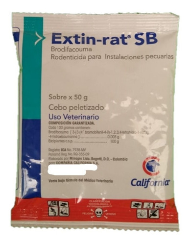 Extin-rat Veneno Para Ratas 50g