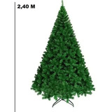 Árvore Natal Pinheiro Luxo Verde 2,40m C/1242 Galhos A0724h