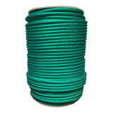 Soga Polipropileno Trenzada 6mm X 100 Metros Con Alma Verde