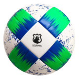 Pelota Futbol N5 Termosellada Apto Profesional Color Verde