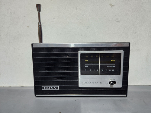 Radio Portátil Sony Am Y Fm, Mod Bf-16wa.