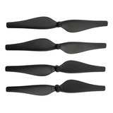 4 Pcs Hélices Prop De Plástico Negro Para Rc Quadcopter